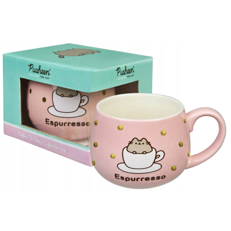 Pusheen Kubek gliniany w pudełku [Pistacja] [PUSH9870]