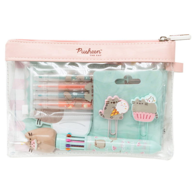 Pusheen Zestaw szkolny w piórniku [KPGE001]