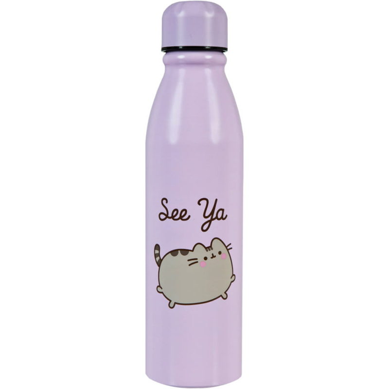 Pusheen Butelka metalowa 600 ml [Violet] [PUSE9897]