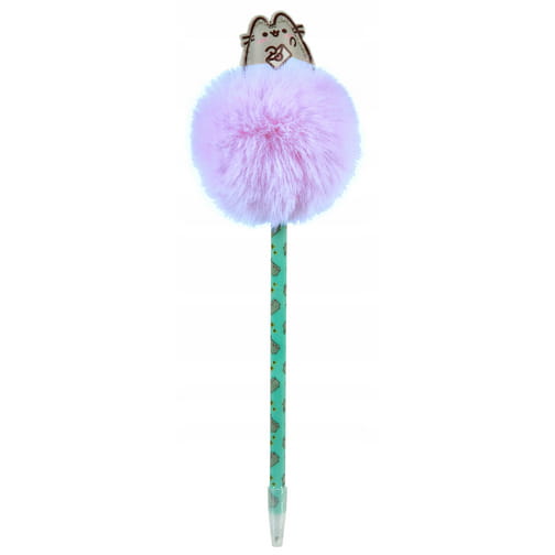 Pusheen Długopis z pomponem [Violet] [PUSE2702]