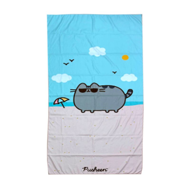 Pusheen Ręcznik plażowy z mikrofibry [BTOW09]